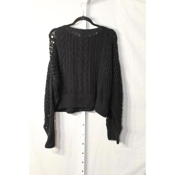 Ryan Roche Black oben knit Sweater sz. S - Picture 8 of 15
